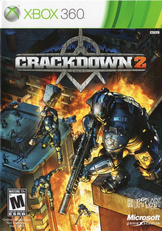 Crackdown 2 box art for Xbox 360